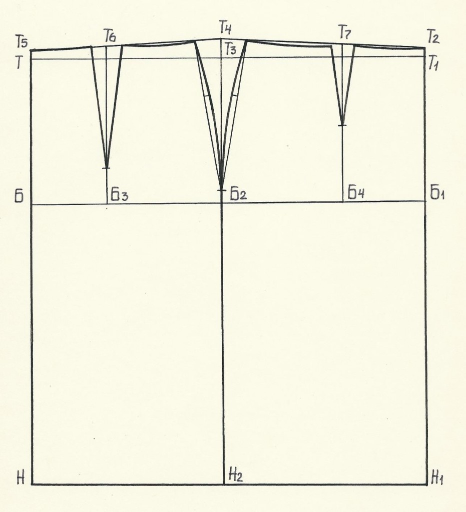 Схема юбки карандаш